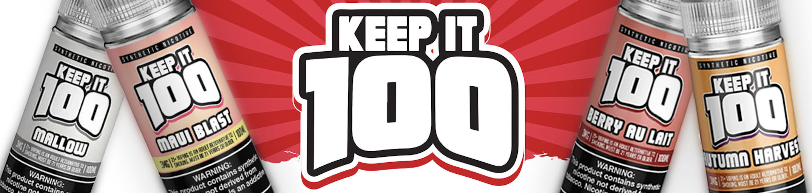 Keep it 100 e-juice at the lowest price online